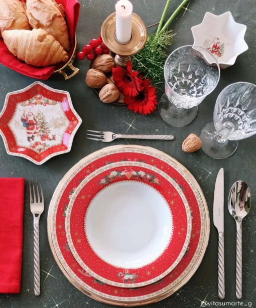 Easy Life Assiete creuse CHRISTMAS MEMORIES