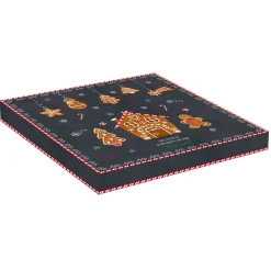 Easy Life Assiette à gâteau avec pelle de service GINGERBREAD> Noël|Services De Table En Porcelaine​