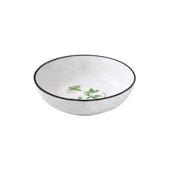 Easy Life Assiette creuse Ø 18 cm en porcelaine HERBARIUM> Quotidienne|Services De Table En Porcelaine​