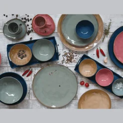 Easy Life Assiette creuse de Ø 19 cm BRICK> Moderne|Services De Table En Porcelaine​