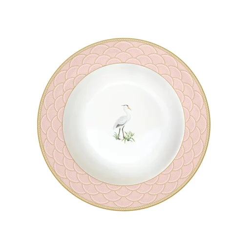 Easy Life Assiette creuse en porcelaine JARDIN DE REVES Hot