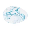 Easy Life Assiette de service en porcelaine 24×16,5 cm AQUA New