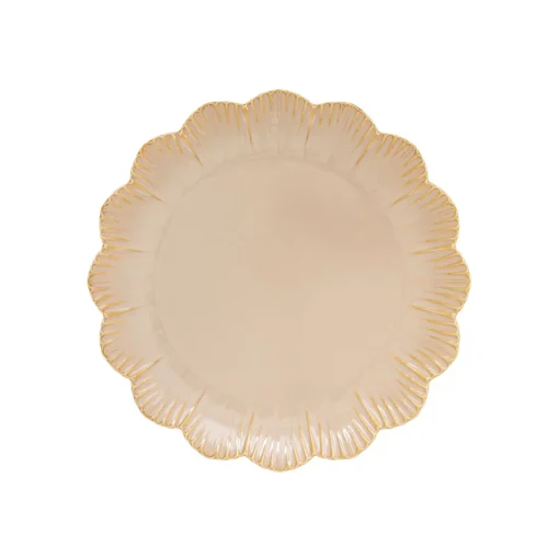 Easy Life Assiette dessert beige FLEURI Best