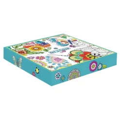 Easy Life Assiette àdessert en porcelaine de Ø19 cm, dans une boîte MANDALA New