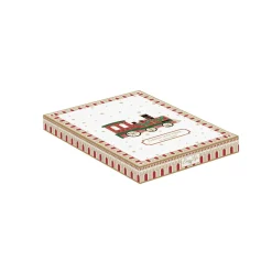 Easy Life Assiette en forme de sapin POLAR EXPRESS> Noël|Services De Table En Porcelaine​