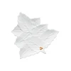 Easy Life Assiette en porcelaine de 22×22 cm HOLLY & BERRIES WHITE Best