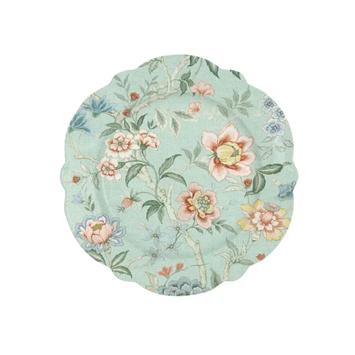 Easy Life Assiette en porcelaine de Ø 20 cm ZEN GARDEN GREEN Best