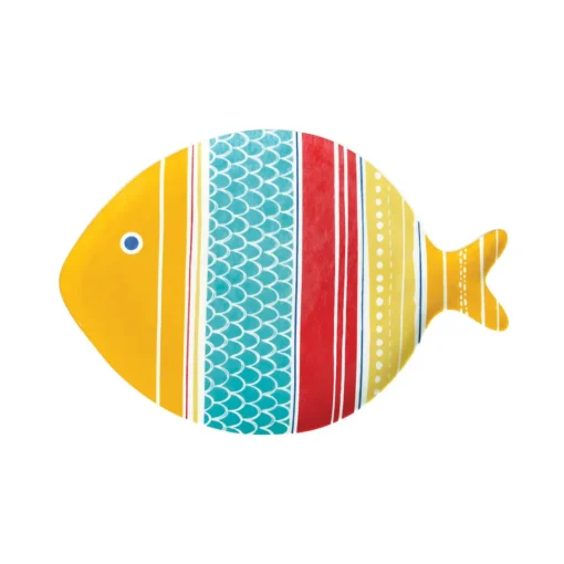 Easy Life Assiette en porcelaine de 30x7cm SEA FRIENDS – versColor 1 Best