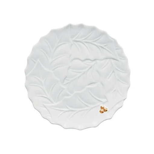 Easy Life Assiette HOLLY & BERRIES WHITE Sale