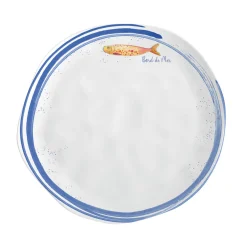 Easy Life Assiette plate BORD DE MER> Maritime|Services De Table En Porcelaine​