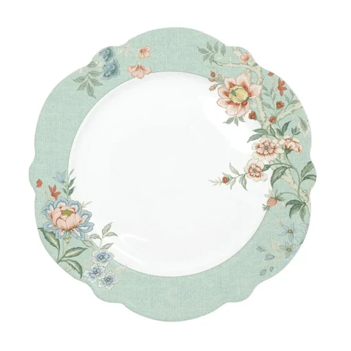 Easy Life Assiette plate en porcelaine de Ø 26 cm ZEN GARDEN GREEN Sale