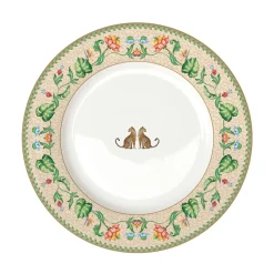Easy Life Assiette plate JUNGLE VIBES> Services De Table En Porcelaine​|Jungle Vibes