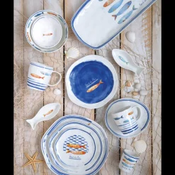 Easy Life Assiettedessert Ø 21 cm En Porcelaine BORD DE MER Sale