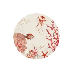 Easy Life Assiettedessert CORAL REEF> Services De Table En Porcelaine​|Coral Reef