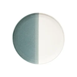 Easy Life Assiettedessert DOUBLE GREEN> Services De Table En Porcelaine​|Double