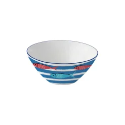 Easy Life Bol Ø 16 cm SARDINE’S PARTY> Maritime|Services De Table En Porcelaine​
