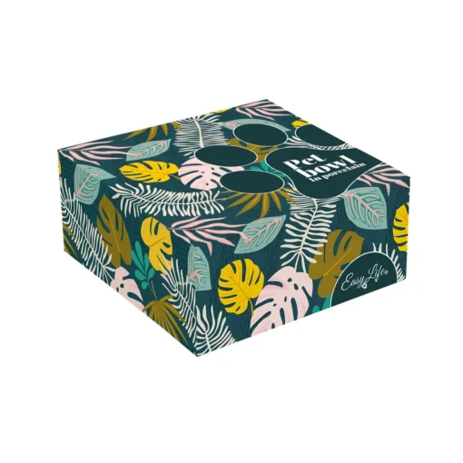 Easy Life Bol avec pieds antidérapants TROPICAL BLUE