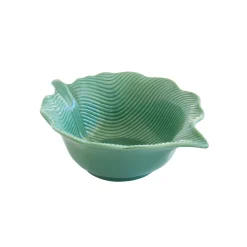 Easy Life Bol en porcelaine 21×16 cm en forme de feuille LEAVES LIGHT GREEN> Moderne|Services De Table En Porcelaine​