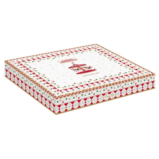 Easy Life Ensemble apéritif avec 3 bols et plateau en bambou de 21×25 cm CHRISTMAS WONDERLAND Discount