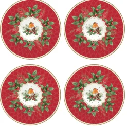 Easy Life Ensemble de 4 assiettes à dessert CHRISTMAS BERRIES Discount