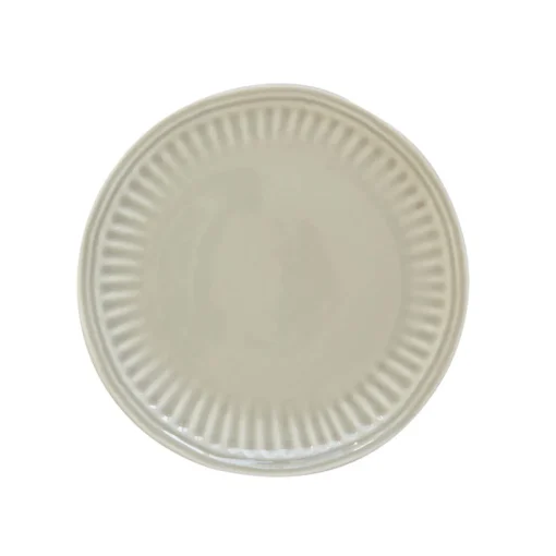 Easy Life Ensemble de 6 assiettes creuses en porcelaine de Ø 19 cm LIGHT GREY Hot