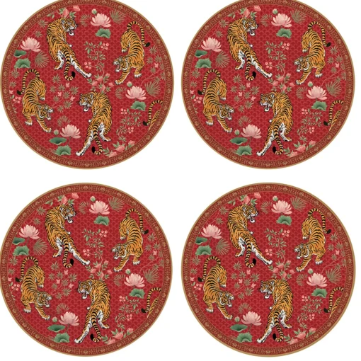 Easy Life Ensemble de 4 assiettes àdessert BENGALA