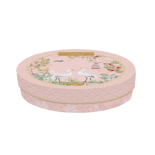 Easy Life Ensemble de 4 assiettes àdessert JARDIN DE REVES Discount