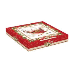 Easy Life Ensemble de 2 assiettes àdessert CHRISTMAS MEMORIES> Noël|Services De Table En Porcelaine​