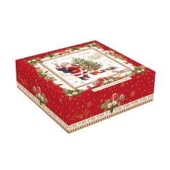 Easy Life Ensemble de 4 assiettes àdessert Ø 16 cm en porcelaine CHRISTMAS MEMORIES Best