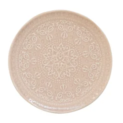 Easy Life Ensemble de 6 assiettes en porcelaine de Ø 26,5 cm BEIGE> Moderne|Services De Table En Porcelaine​