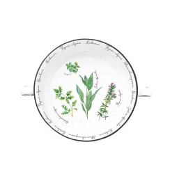 Easy Life Ensemble de 3 bols avec poignées en porcelaine Ø 16 cm HERBARIUM> Quotidienne|Services De Table En Porcelaine​