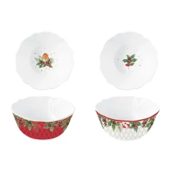 Easy Life Ensemble de 2 bols CHRISTMAS BERRIES Online