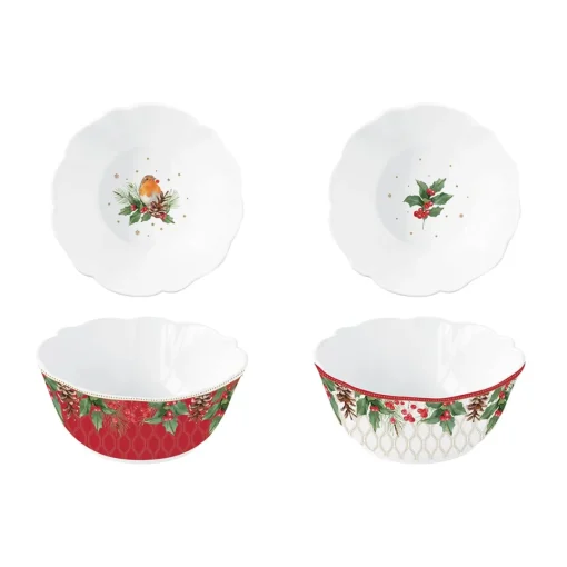 Easy Life Ensemble de 2 bols CHRISTMAS BERRIES Online