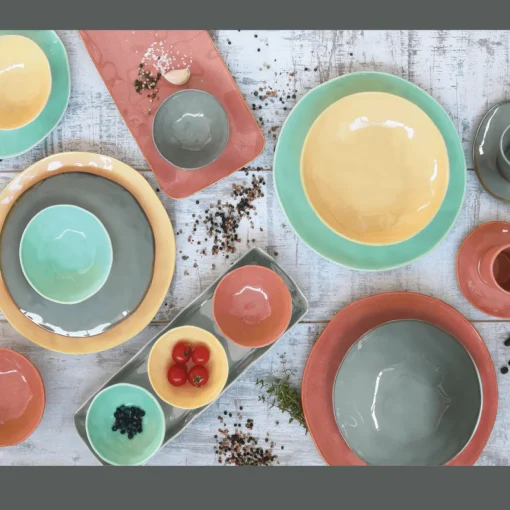 Easy Life Ensemble de 6 bols en porcelaine de Ø 10 cm INTERIORS BRICK Clearance