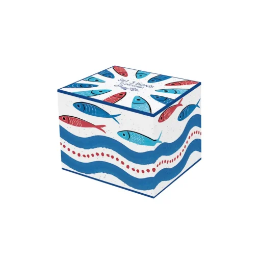 Easy Life Ensemble de 3 bols SARDINE’S PARTY Sale