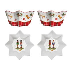 Easy Life Ensemble de 2 Bols Vintage NUTCRACKER Hot