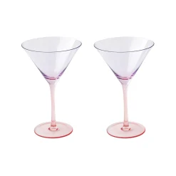 Easy Life Ensemble de 2 Martini calices RAINBOW> Services De Table En Porcelaine|Rainbow
