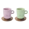 Easy Life Ensemble de 2 mugs avec soucoupe TAKE A LOOP ASS.3 Discount