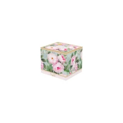 Easy Life Ensemble de 2 petites tasses à café avec soucoupes ROSES IN BLOOM> Romantique|Petit Dejeuner