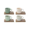Easy Life Ensemble de 4 petites tasses a expresso en porcellaine TAKE A BREAK ASS7 Clearance