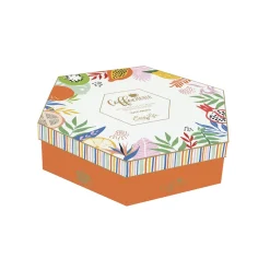 Easy Life Ensemble de 6 petits verres à café avec soucoupes TUTTI FRUTTI