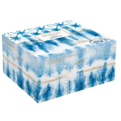 Easy Life Ensemble de 4 sets de table en liège 40x30cm dans une boîte cadeau Shibori Online