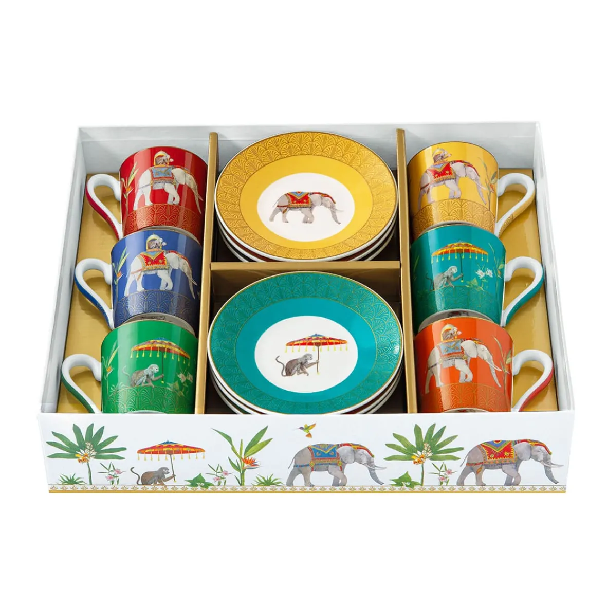 Easy Life Ensemble de 6 tasses à espresso de 100 ml avec soucoupes MARAJAH Discount