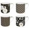 Easy Life Ensemble de 4 tasses ART DECO & FLOWERS Outlet