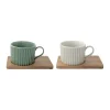 Easy Life Ensemble de 2 tasses en porcellaine TAKE A BREAK ASS4 Best