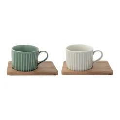 Easy Life Ensemble de 2 tasses en porcellaine TAKE A BREAK ASS4 Best