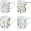 Easy Life Ensemble de 4 tasses en porcelaine de 350 ml avec décors assortis SHINE & COLOUR WINTER SEASON Sale