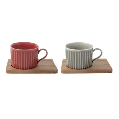 Easy Life Ensemble de 2 tasses en porcellaine TAKE A BREAK ASS1 New