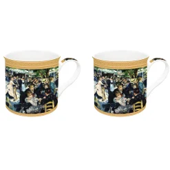 Easy Life Ensemble de 2 tasses en porcelaine de 300 ml dans une boîte cadeauDANCE AT LE MOULIN DE LA GALETTE Sale