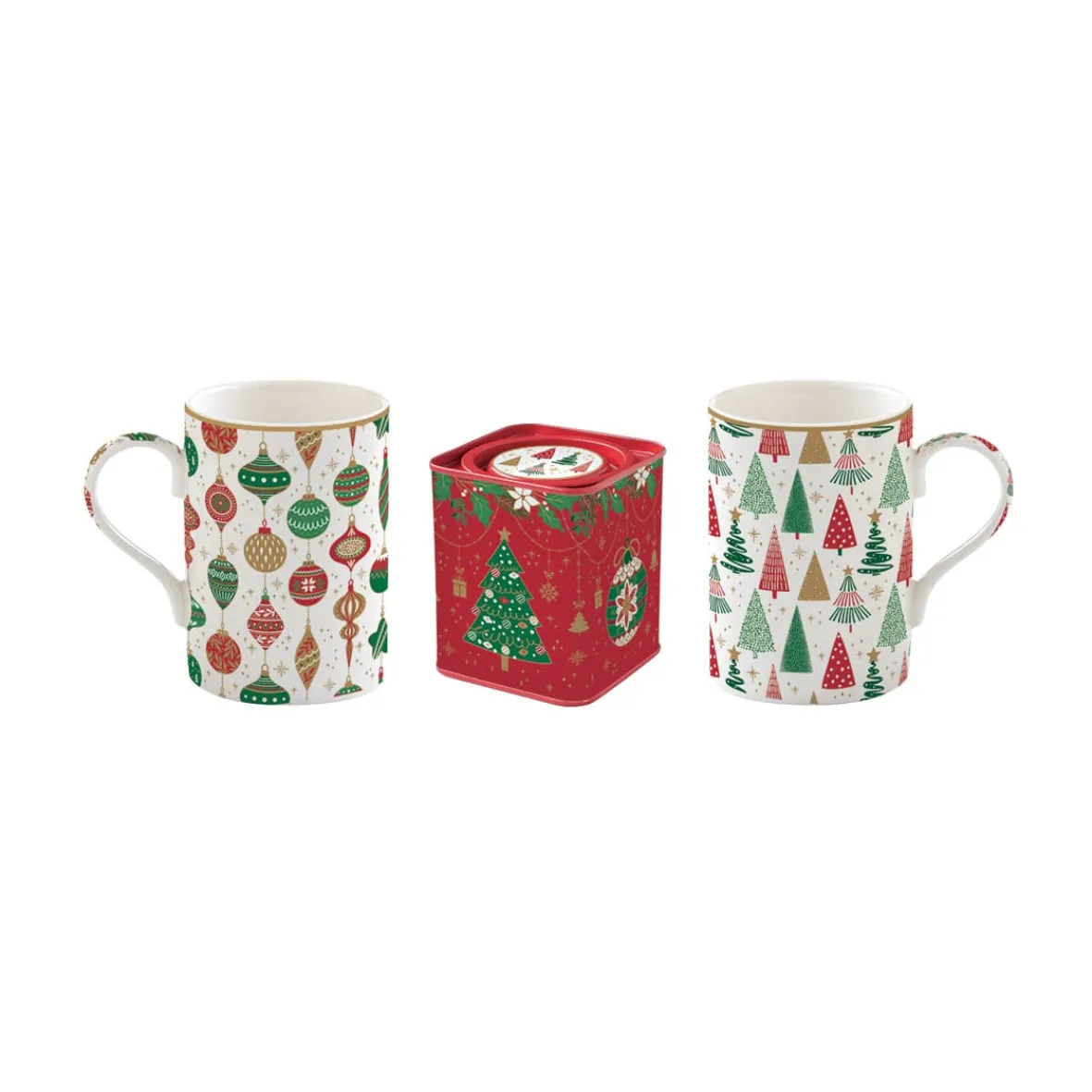 Easy Life Ensemble de 2 tasses JINGLE BELLS New